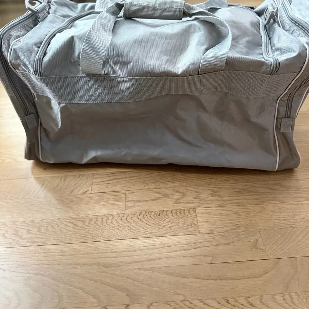 Adidas Light Gray Duffel Bag